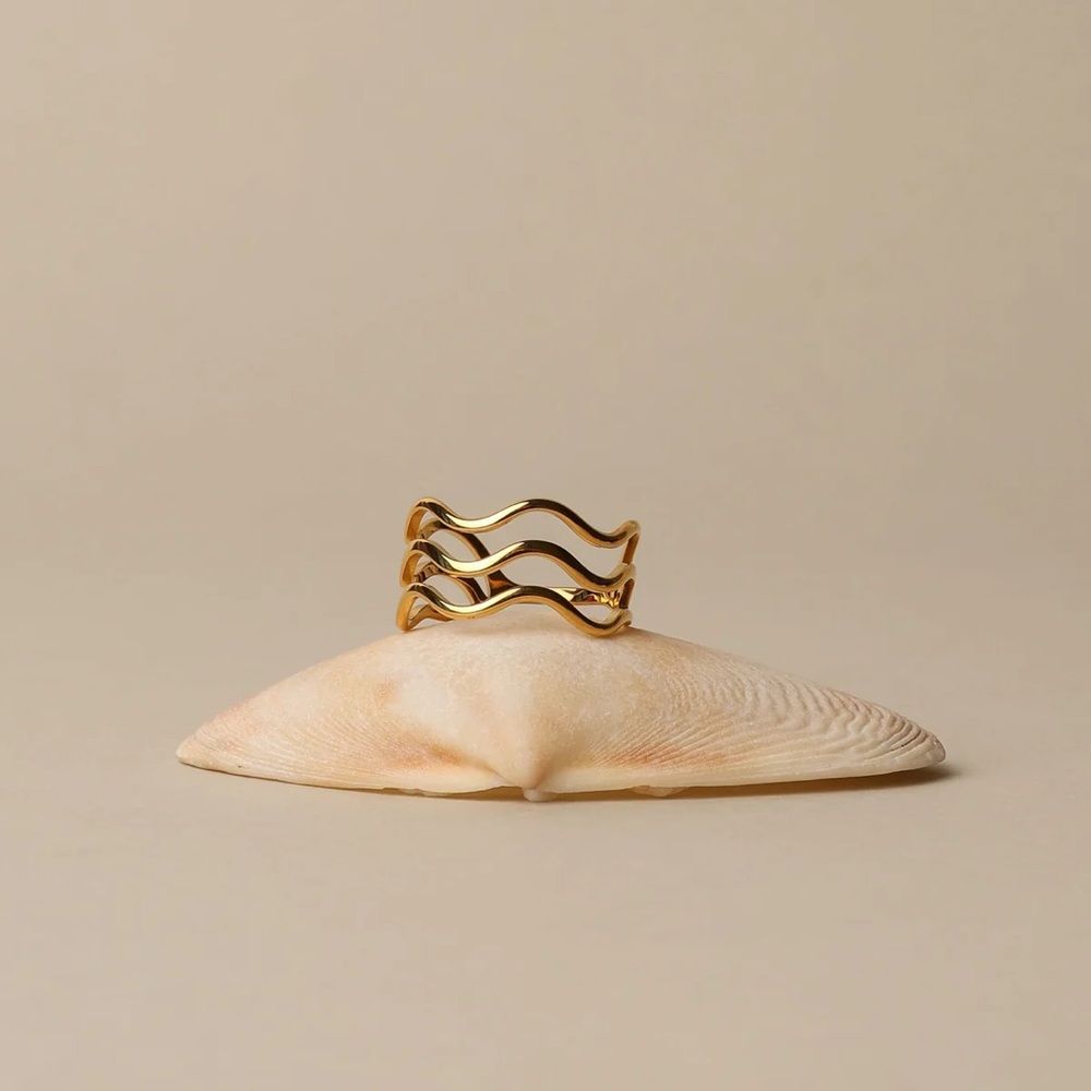 Atolea Ocean Ring - Size 8 - New w/ Dust Bag - Picture 3 of 11
